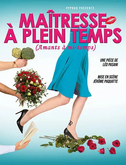 affiche maitresse a plein temps theatre comedie
