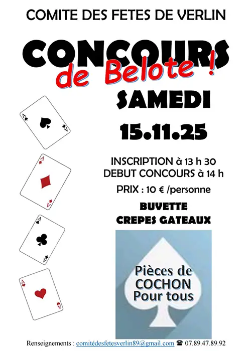 concours belote verlin
