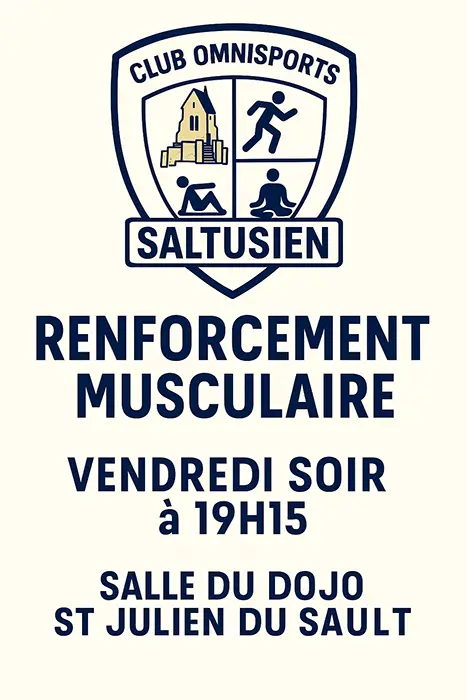 renforcement musculaire club omnisports saltusien saint julien du sault