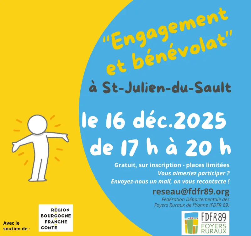 rv pour mon asso st julien du sault