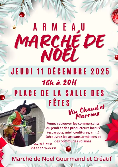 marche de noel armeau 2025