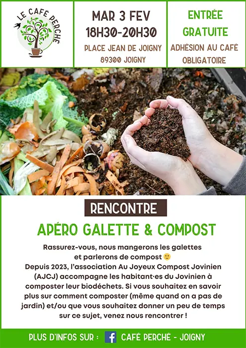 apero galette compost cafe perche joigny