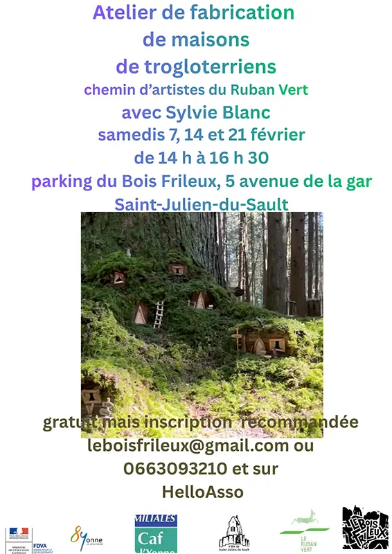 atelier fabrication maison trogloterriens bois frileux