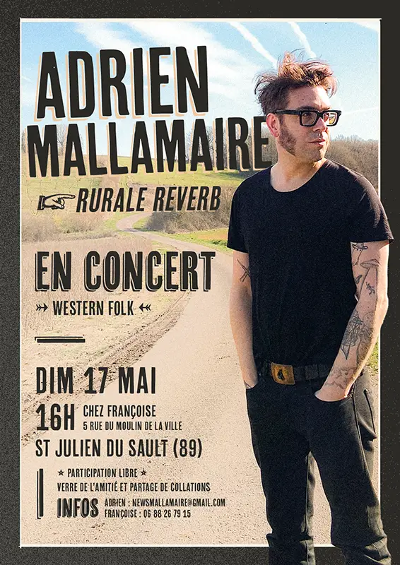 adrien mallamaire concert folk 17mai stjuliendusault yonne