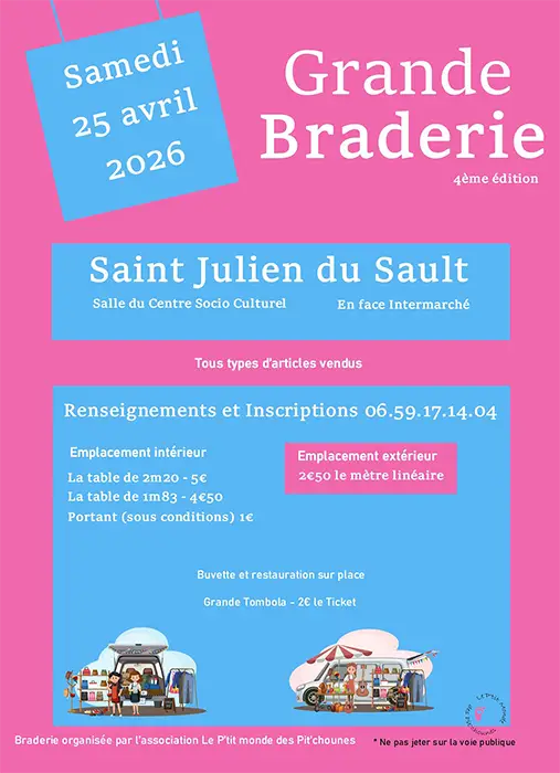 grande braderie 2026 stjuliendusault