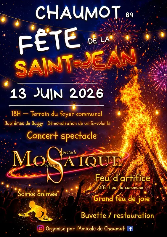 fete st jean chaumot yonne 2026