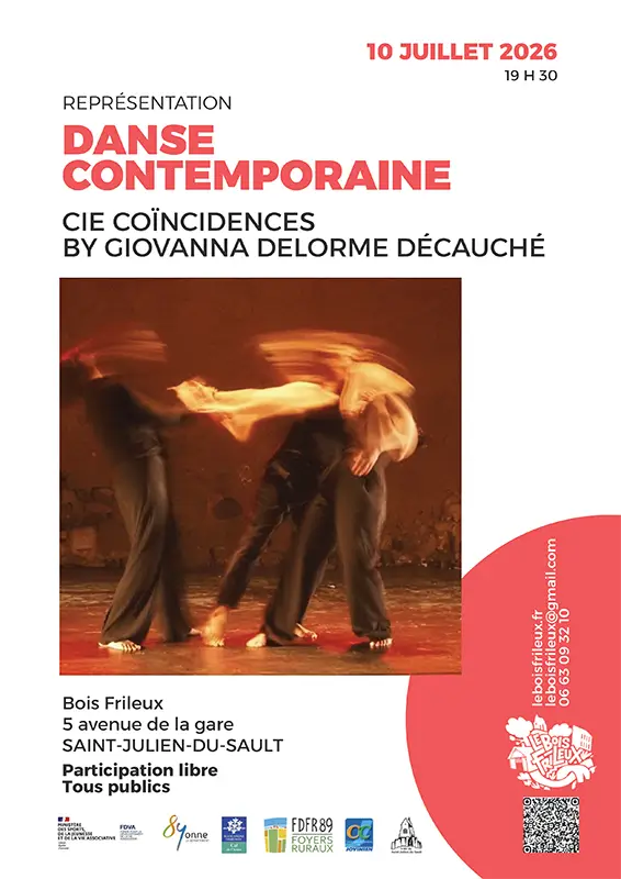 spectacle danse contemporaine bois frileux st juliendusault ete2026