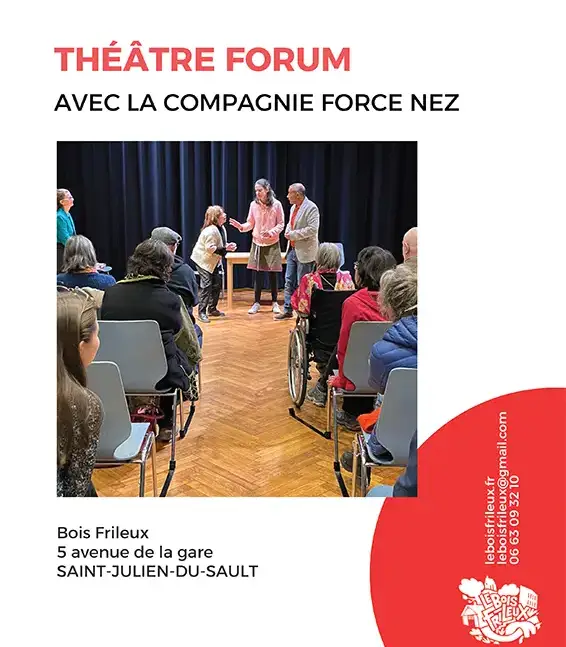 spectacle theatre forum compagnie force nez stjuliendusault