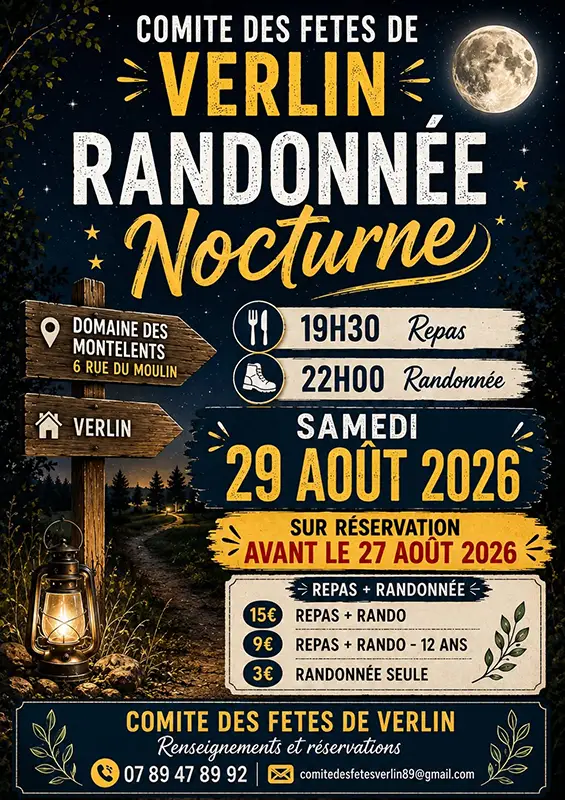 randonnee nocturne verlin 2026