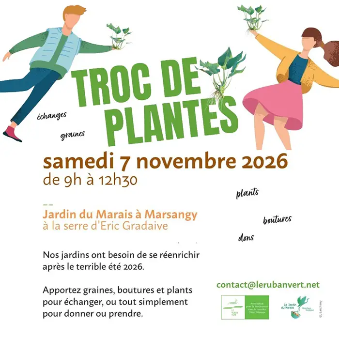 troc de plantes marsangy novembre 2026